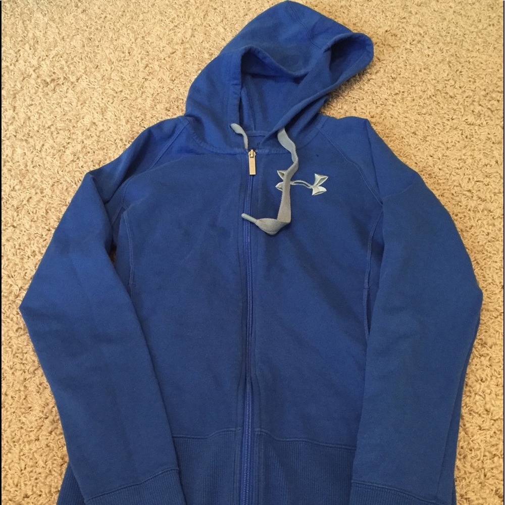 Under Armour cold gear.  XS zip up jacket